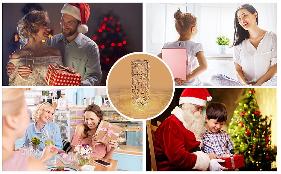 Crystal Touch RGB Lamp — 16 Color Changing LED Light with Remote Control & USB Charging